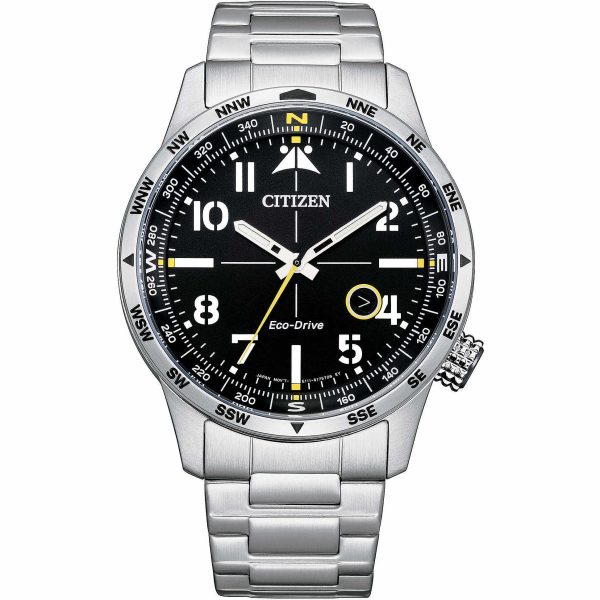 Orologio Uomo Citizen Analogico Aviator Eco Drive – BM7550-87E Citizen